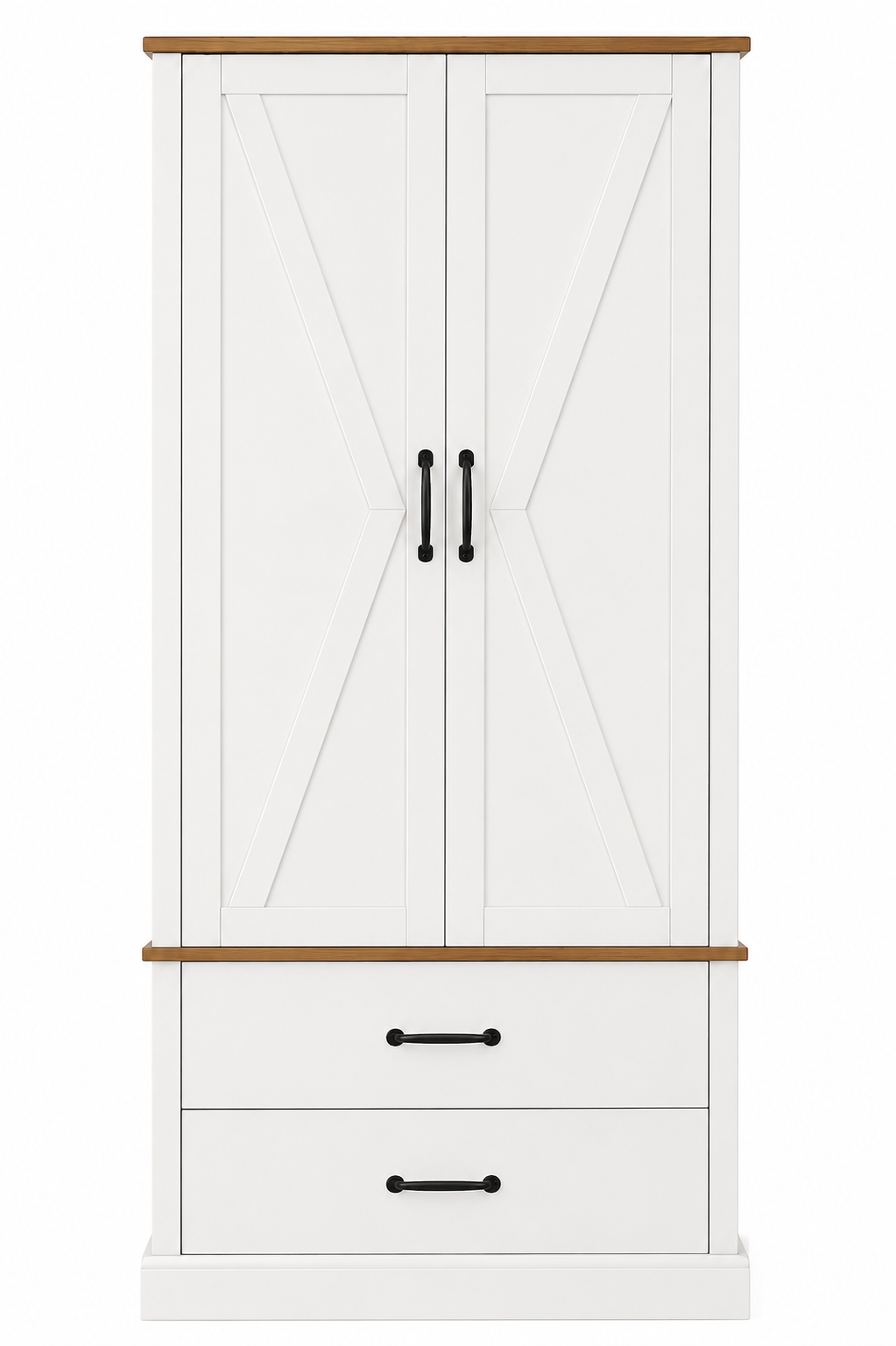 Storage Cabinet with Doors and Shelves White Wood Grain Texture