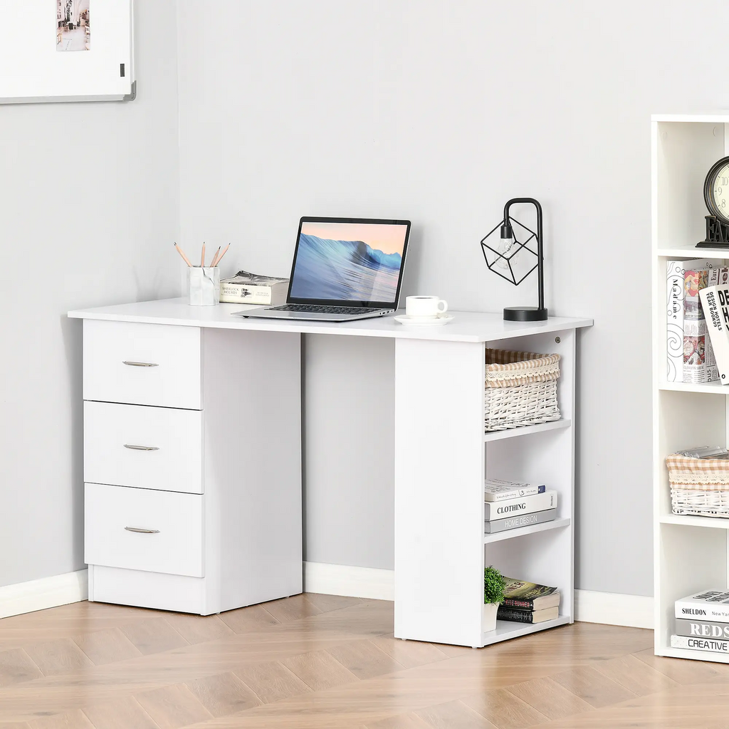 47" Student Desk With Shelves and Drawers