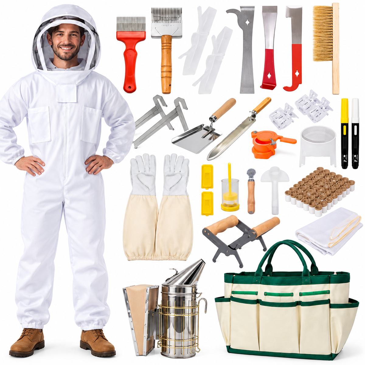Educational Beekeeping Tools Kit – Hands-On Pollinator & Honeybee Science Learning Set