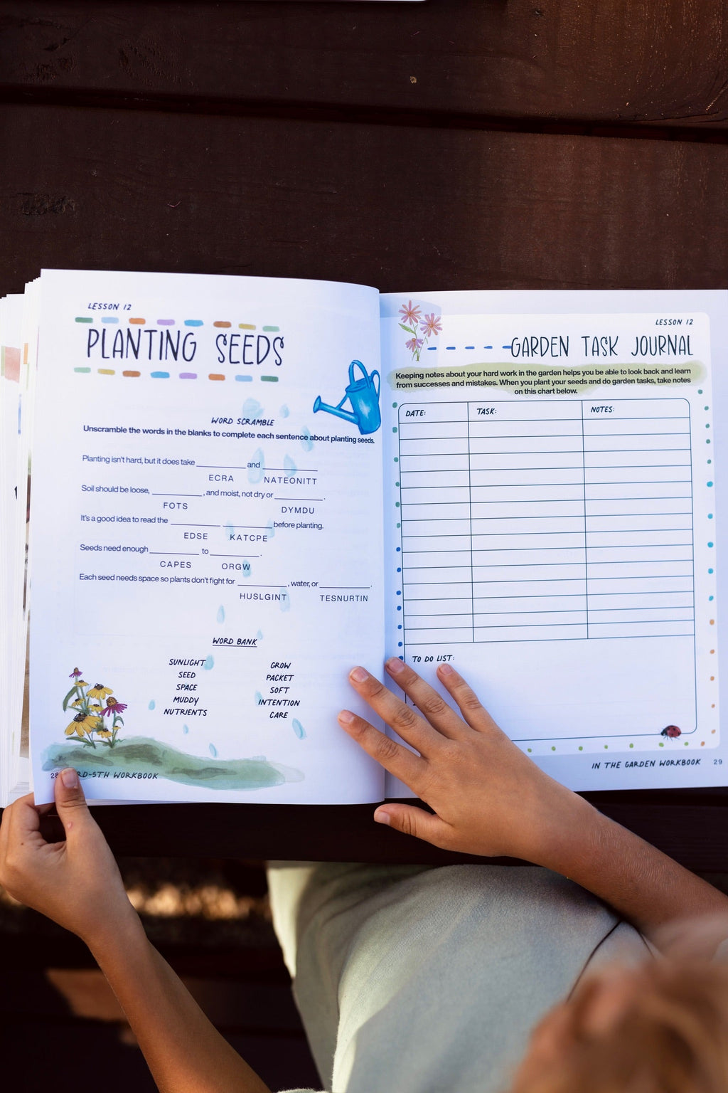 In the Garden - Workbook from Dirt Academy Kids | K-2 & 3-5th Grades