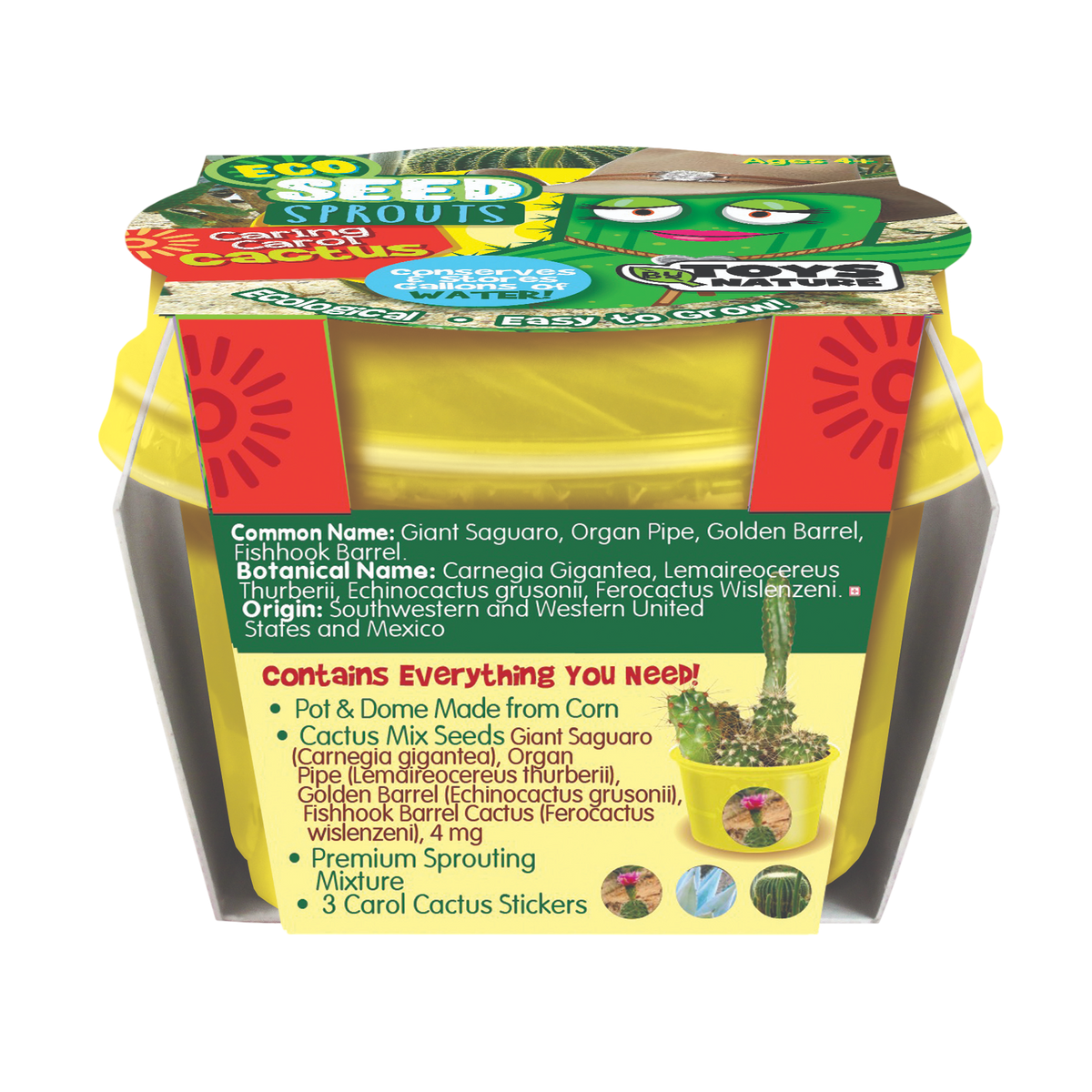 Eco Seed Sprouts 6 Variety Assortment Pack – 1 of Each