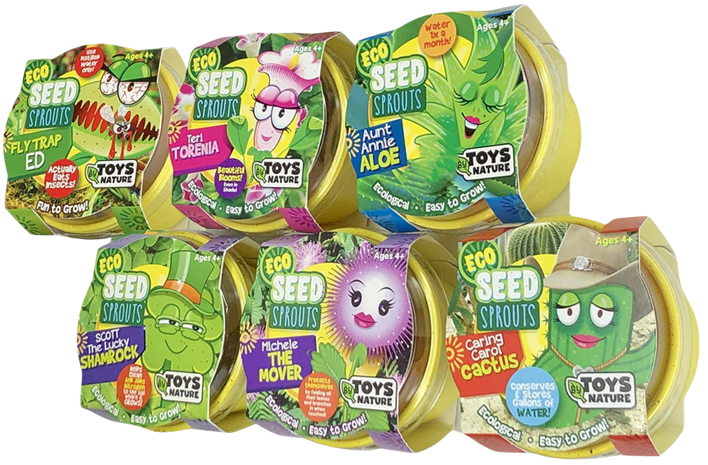 Eco Seed Sprouts 6 Variety Assortment Pack – 1 of Each