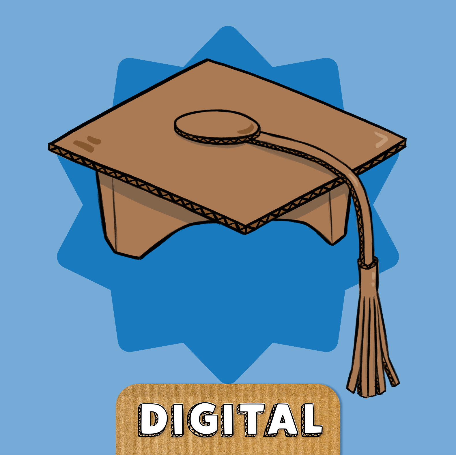 Chompshop Digital Download GradCap Pattern