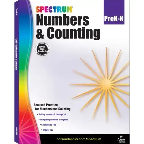 Numbers & Counting, Grades Pk - K: Volume 111
