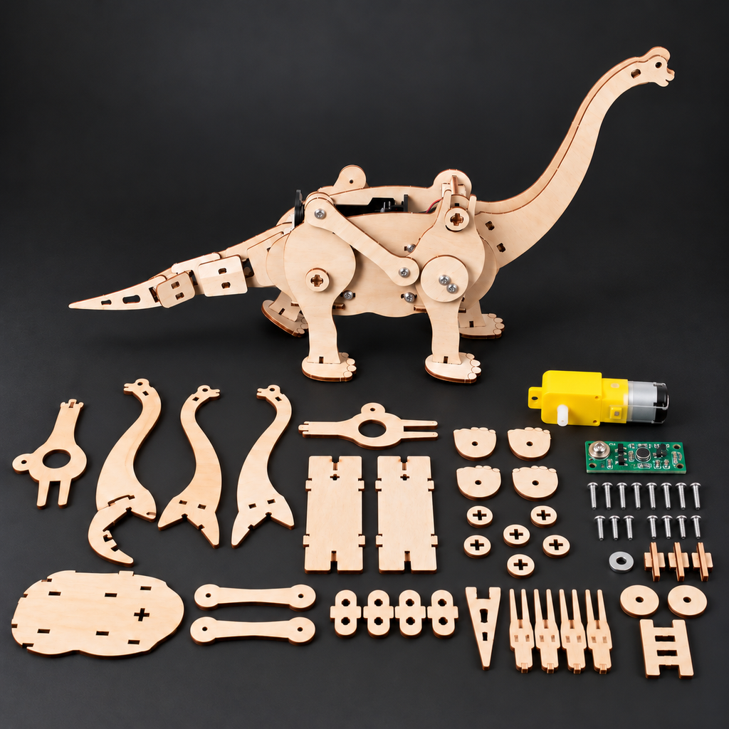 Sound-Activated Brachiosaurus Robot Kit