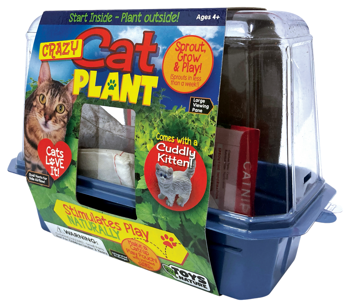 Crazy Cat Plant Mini World Terrarium