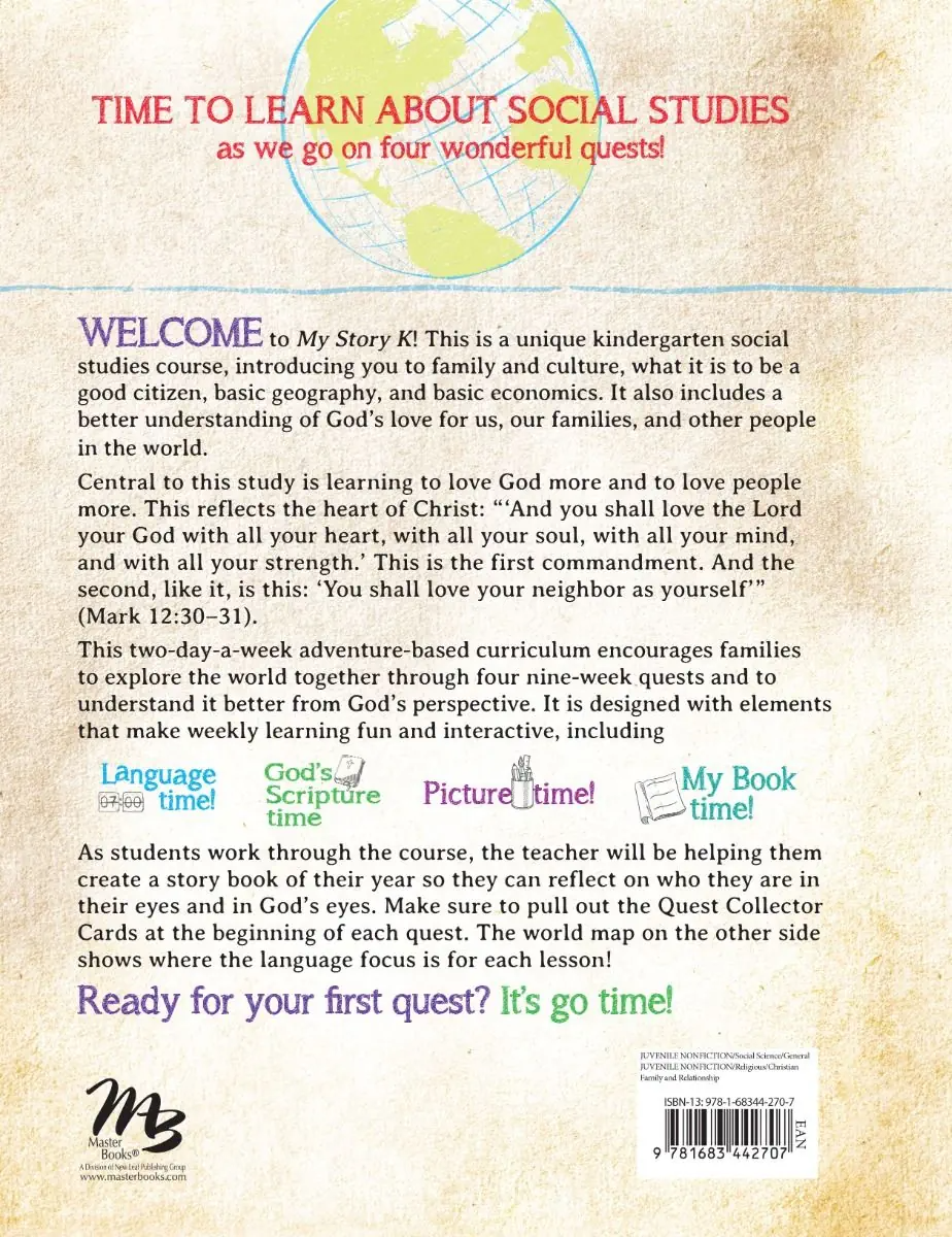 My Story  K - Ages 4-6