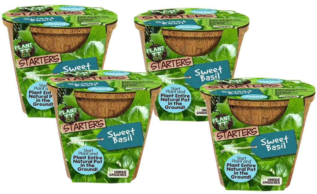 Sweet Basil Plant-It-Starters - Multipack of 4