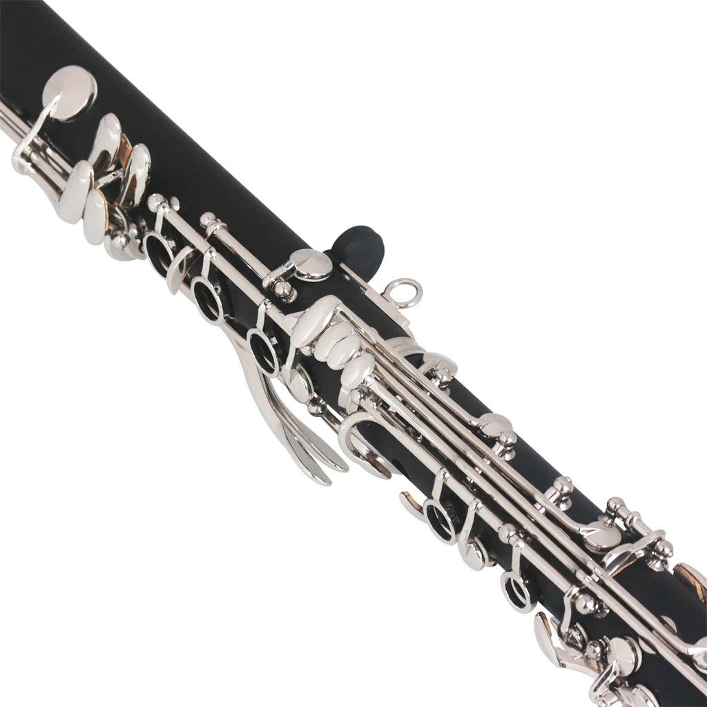 M MBAT Clarinet Bb 17 Key Clarinet Bakelite Body Material Woodwind instruments Clarinette with Box Cleaning Cloth