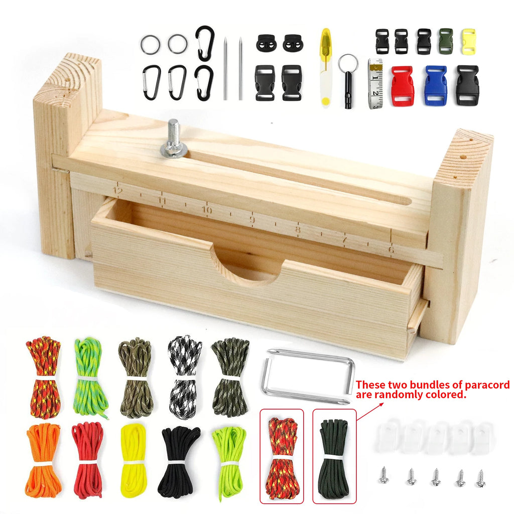 Adjustable Length Paracord Jig Bracelet Maker