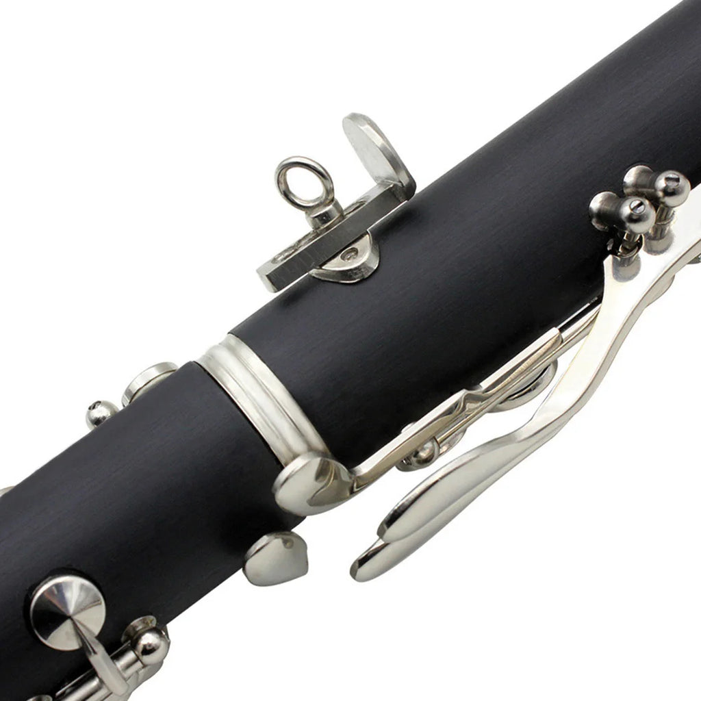 M MBAT Clarinet Bb 17 Key Clarinet Bakelite Body Material Woodwind instruments Clarinette with Box Cleaning Cloth