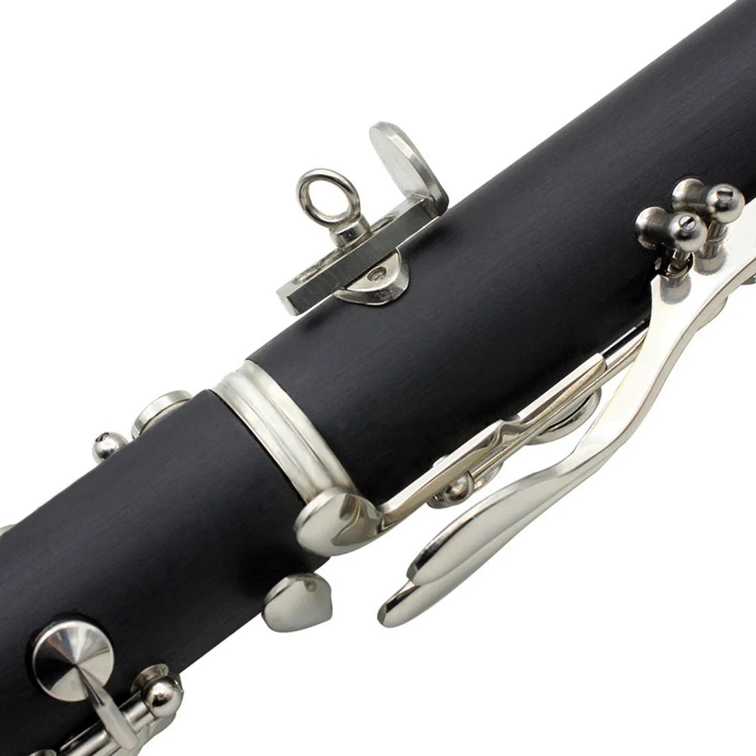 M MBAT Clarinet Bb 17 Key Clarinet Bakelite Body Material Woodwind instruments Clarinette with Box Cleaning Cloth
