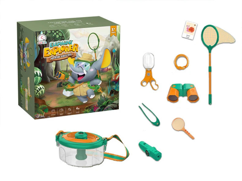 Children's Outdoor Insect Observation Set Toys Insect Trapping Package Adventure Explore Educational Science Toys for Kids Gift