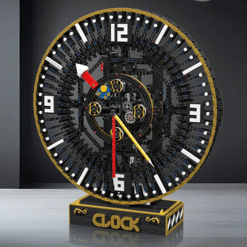 Motorized Mechanical Grand Clock Building STEM Set