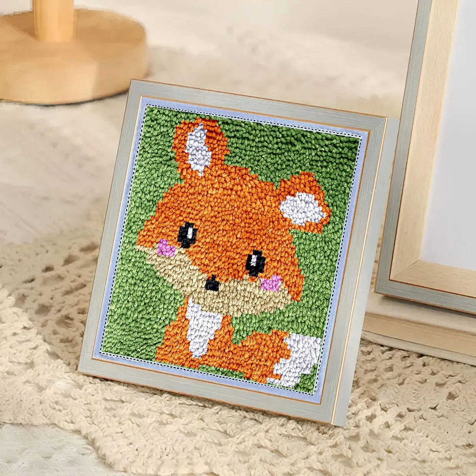 Latch Hook Kit DIY Craft Rug Fox Panda Owl