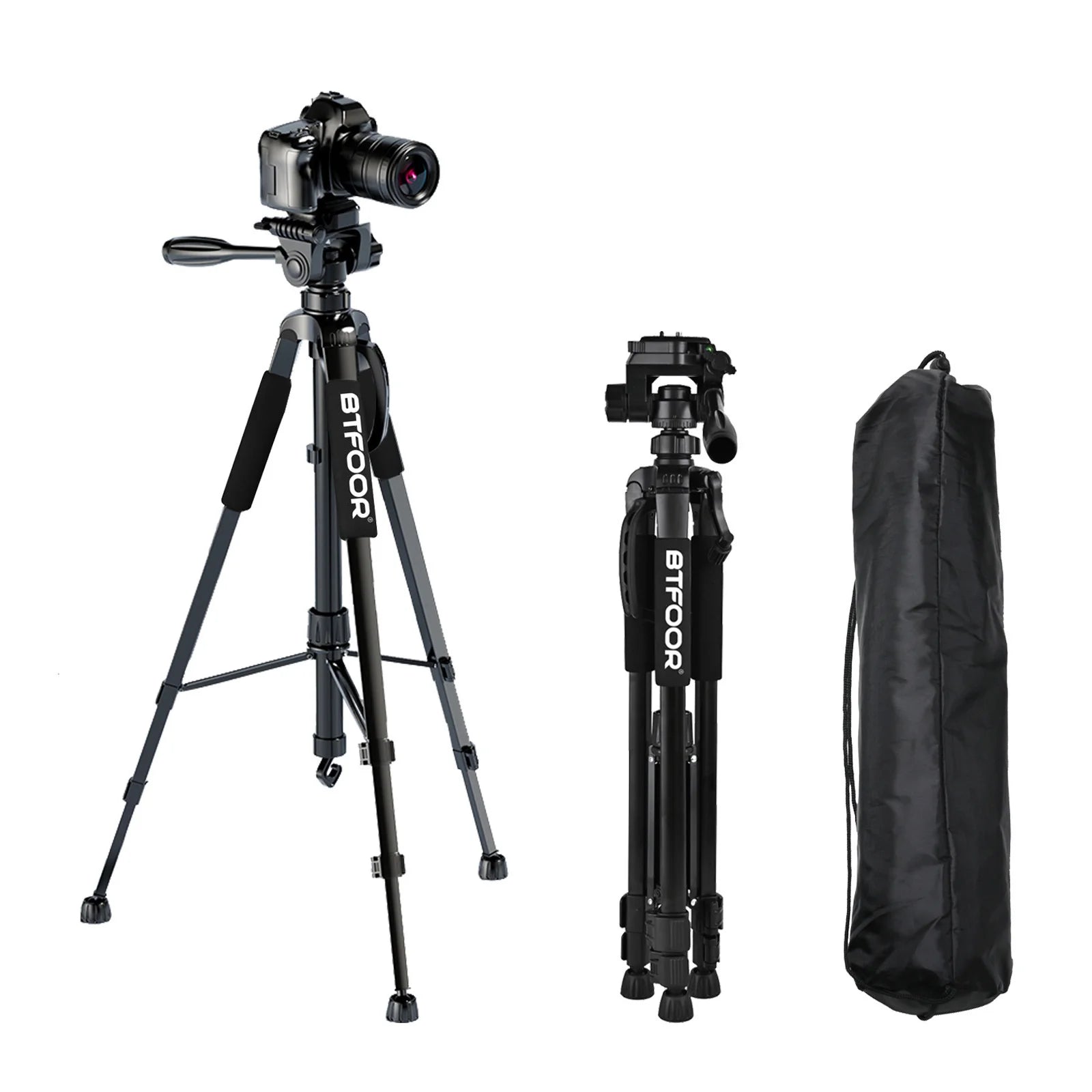 Phone Travel Self Tripod  Aluminum Tall 55”