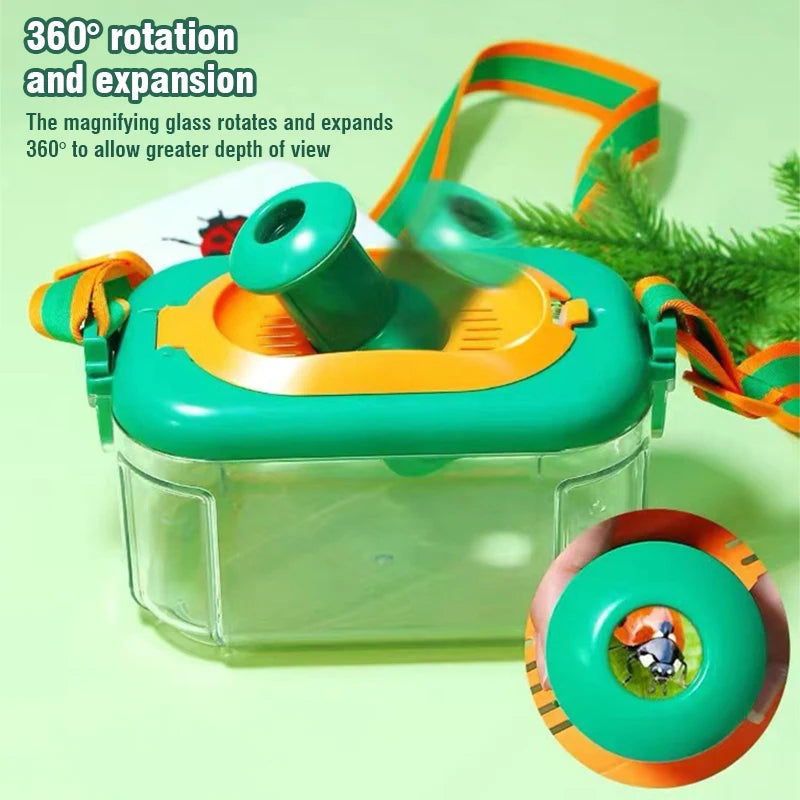 Children's Outdoor Insect Observation Set Toys Insect Trapping Package Adventure Explore Educational Science Toys for Kids Gift