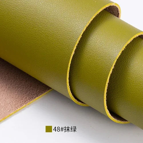Suede PU Thickened Artificial Leather Fabric Sofa Headboard Hard Bag Seat Background Wall Bag Table Mat Sewing Cloth Solid Color