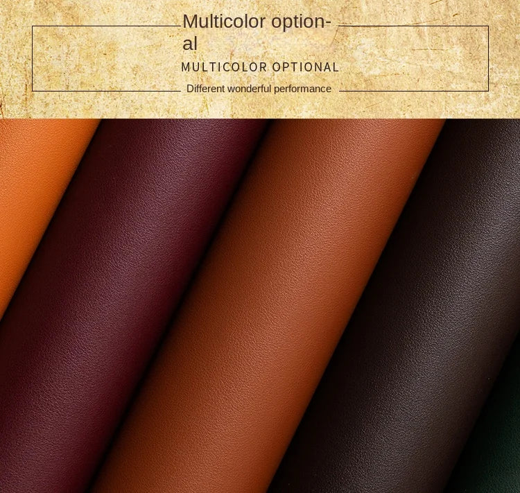 Suede PU Thickened Artificial Leather Fabric Sofa Headboard Hard Bag Seat Background Wall Bag Table Mat Sewing Cloth Solid Color