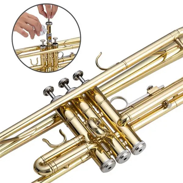 Brass Trumpet Bb with 7C Mouthpiece