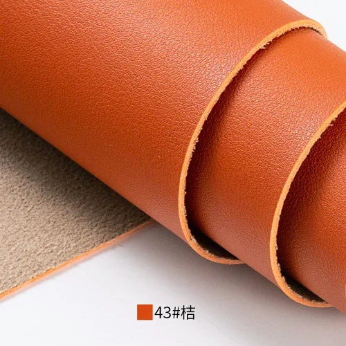 Suede PU Thickened Artificial Leather Fabric Sofa Headboard Hard Bag Seat Background Wall Bag Table Mat Sewing Cloth Solid Color
