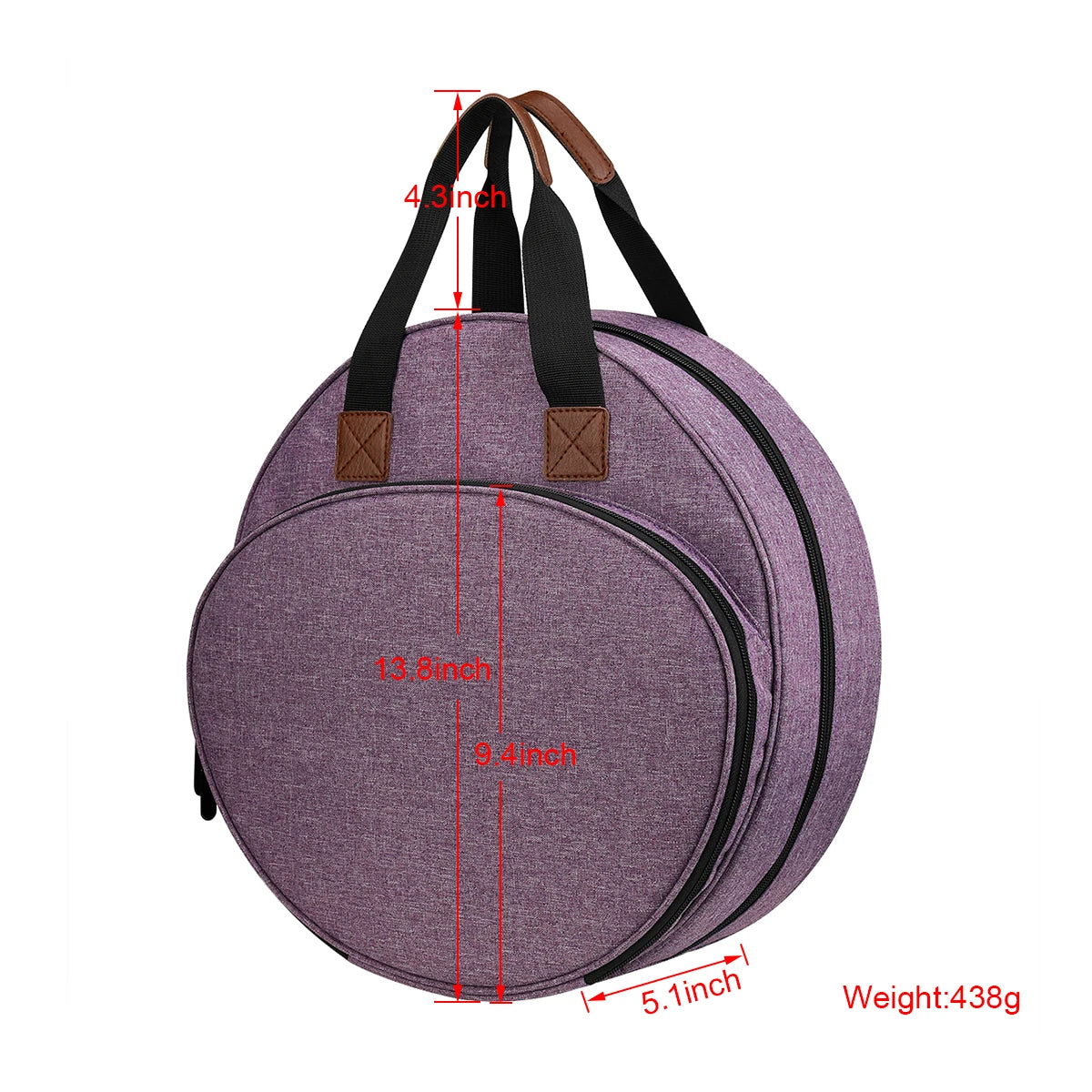 Embroidery Project Bag Embroidery Supplies Storage Carrying Tote Case with Multiple Pockets for Floss Hoops Thread Stitch Tools
