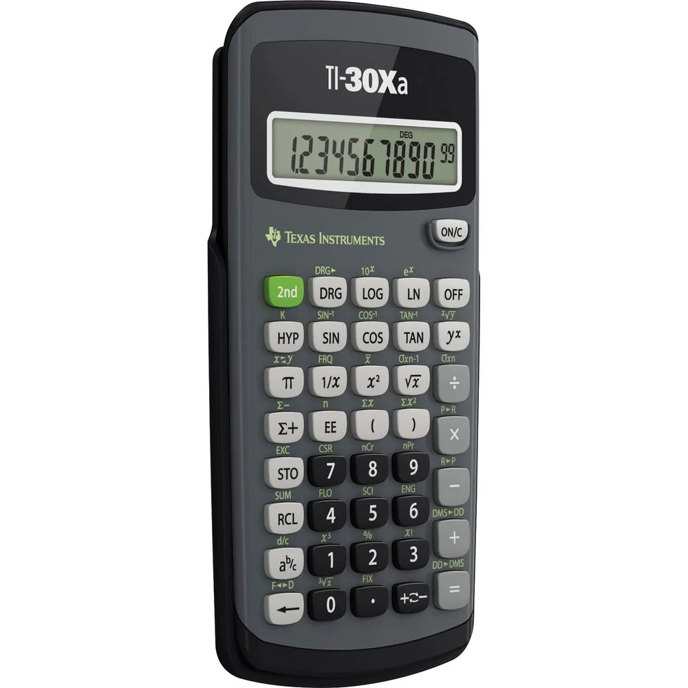 TI-30XA Scientific Calculator 10 Digit LCD Display