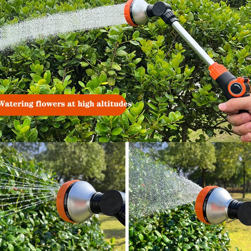 Long handle Garden Wand 8 Spray Patterns