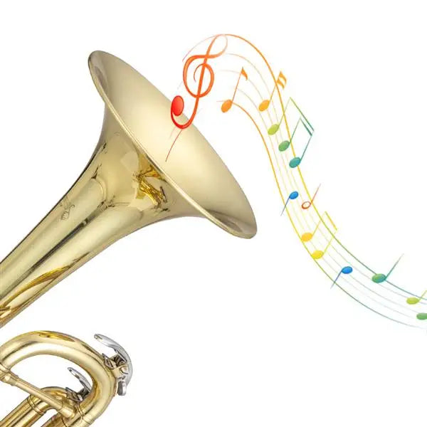 Brass Trumpet Bb with 7C Mouthpiece
