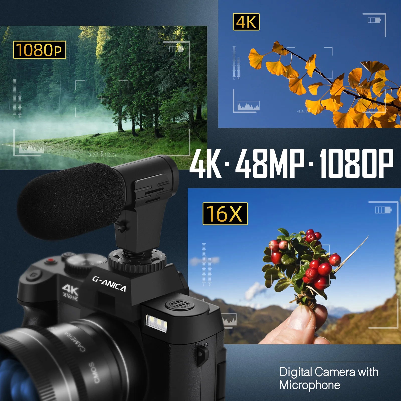 NBD 4K Digital Cameras for Photography