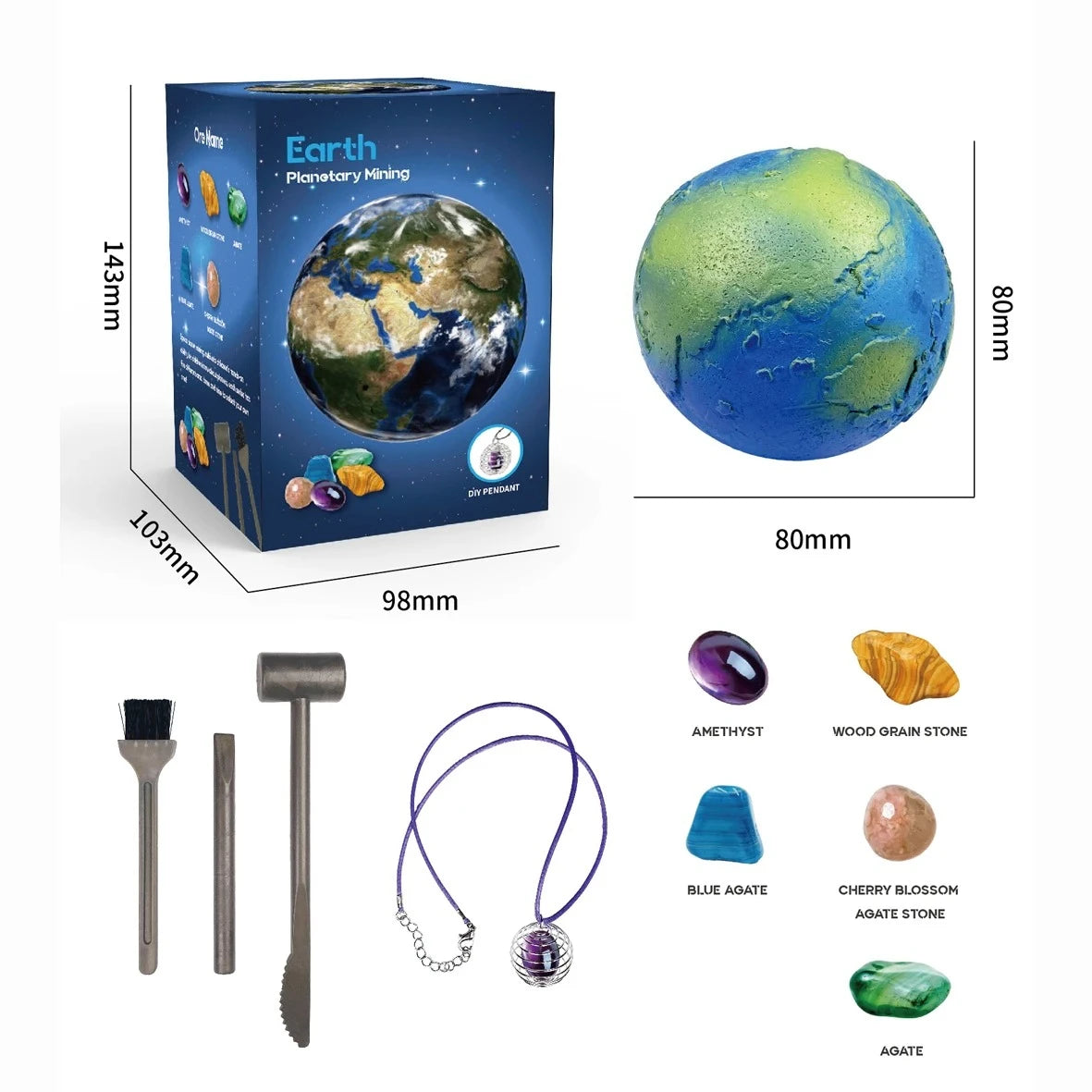Science Planet Discovery Digging Gem Kit