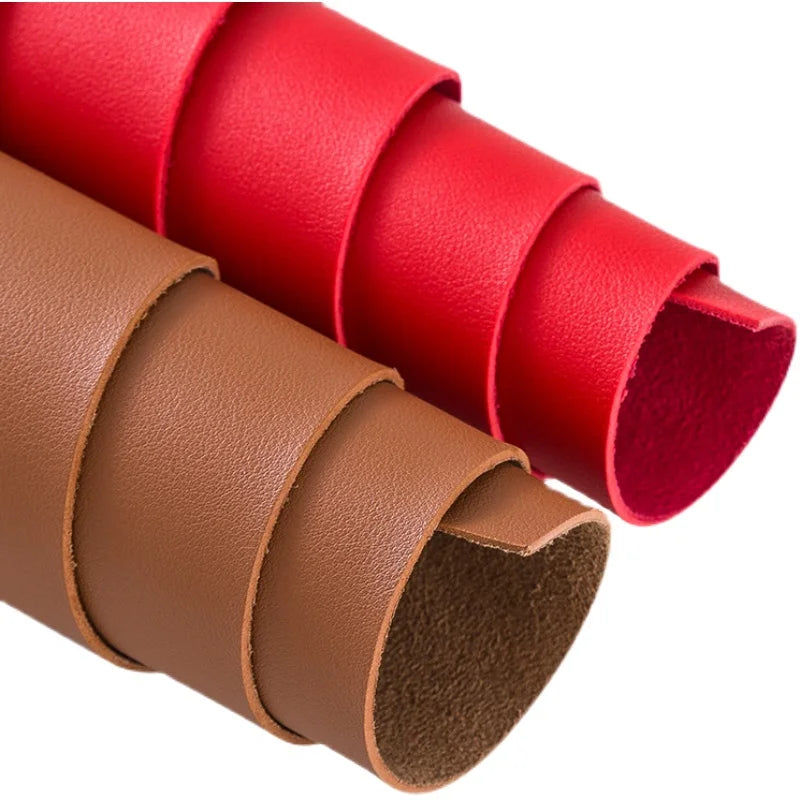 Suede PU Thickened Artificial Leather Fabric Sofa Headboard Hard Bag Seat Background Wall Bag Table Mat Sewing Cloth Solid Color