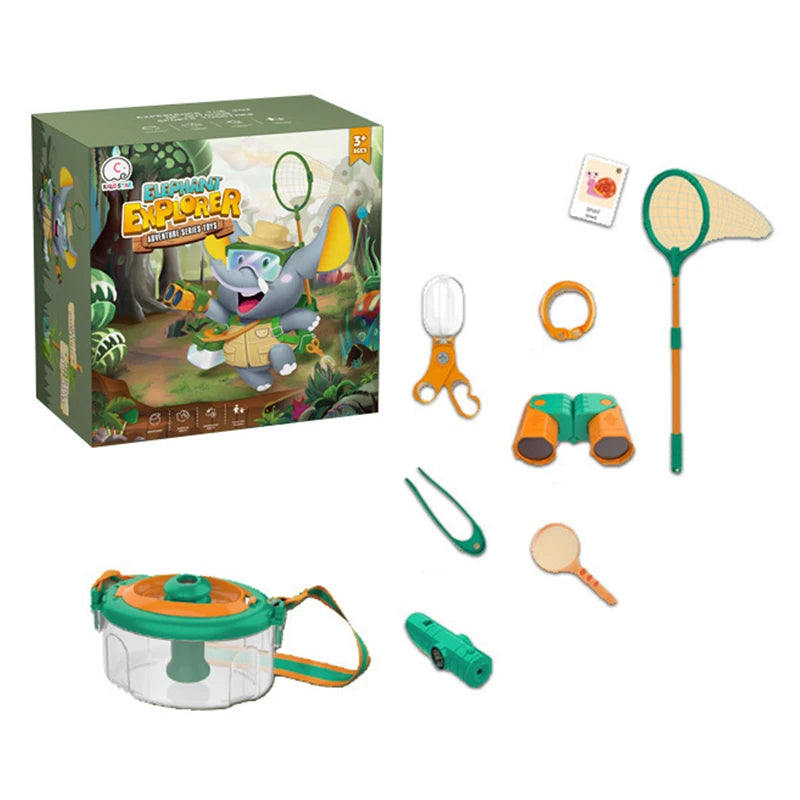 Children's Outdoor Insect Observation Set Toys Insect Trapping Package Adventure Explore Educational Science Toys for Kids Gift