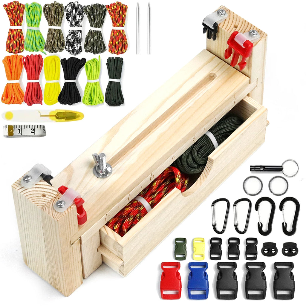 Adjustable Length Paracord Jig Bracelet Maker