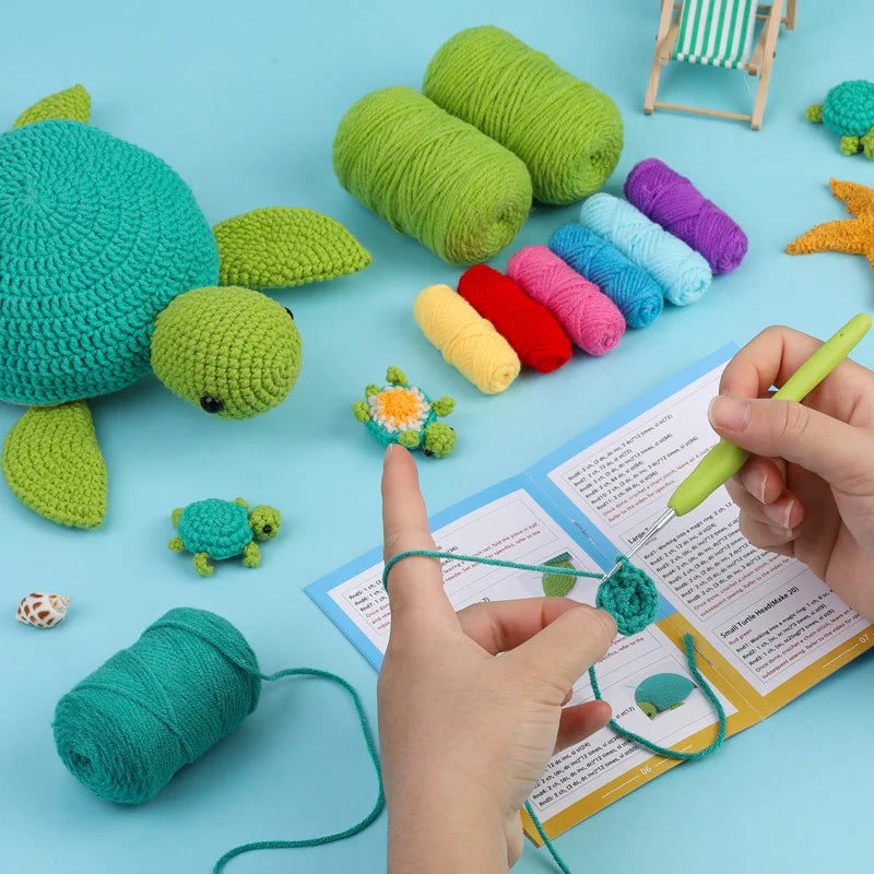 MIUSIE Crochet Kit for Beginners,Memory Matching Game