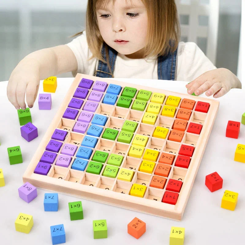 Montessori Wooden Multiplication Board