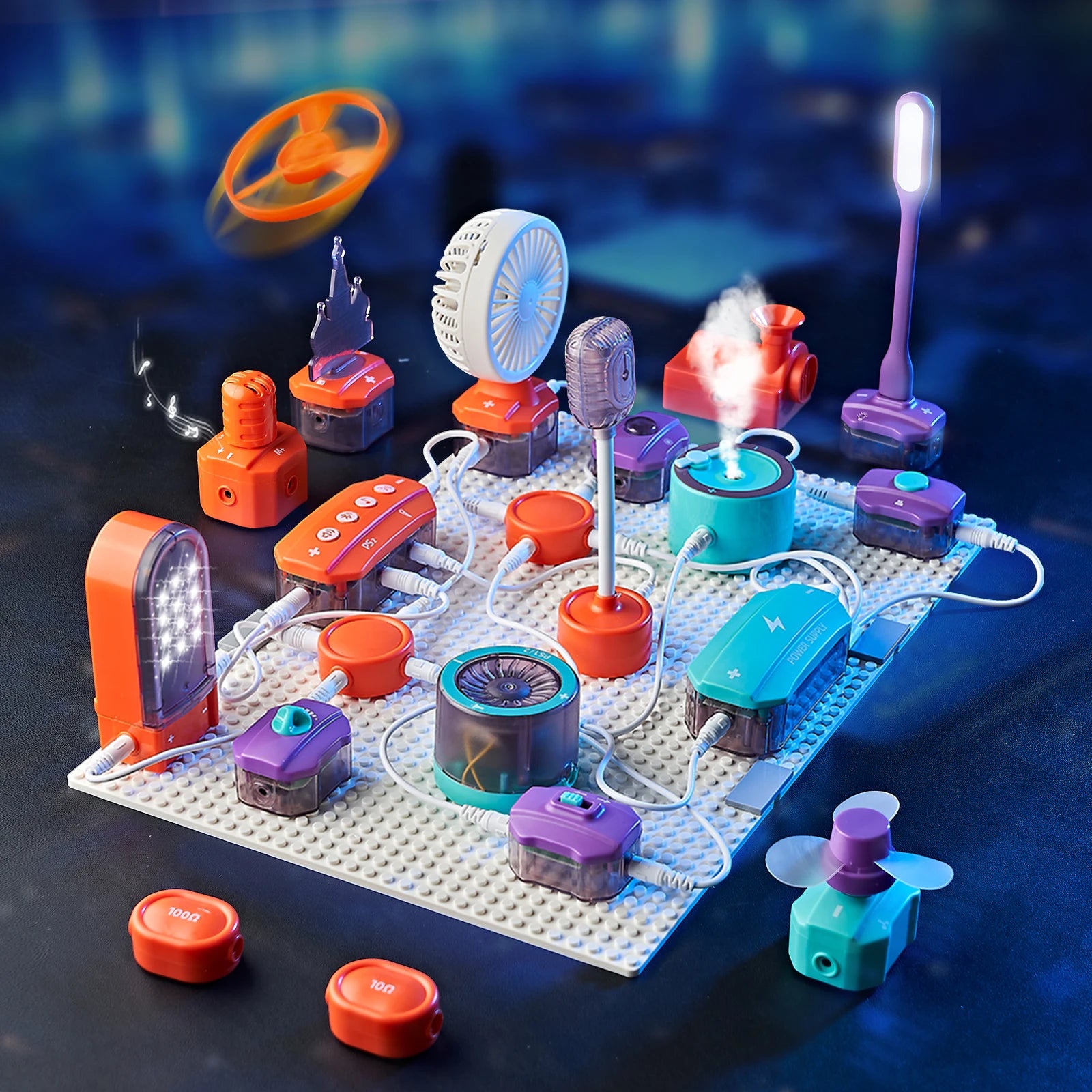 VATOS Science Circuit for Kids DIY Electronics Exploration Kit 150+ Project Physics Experiment Circuit Board