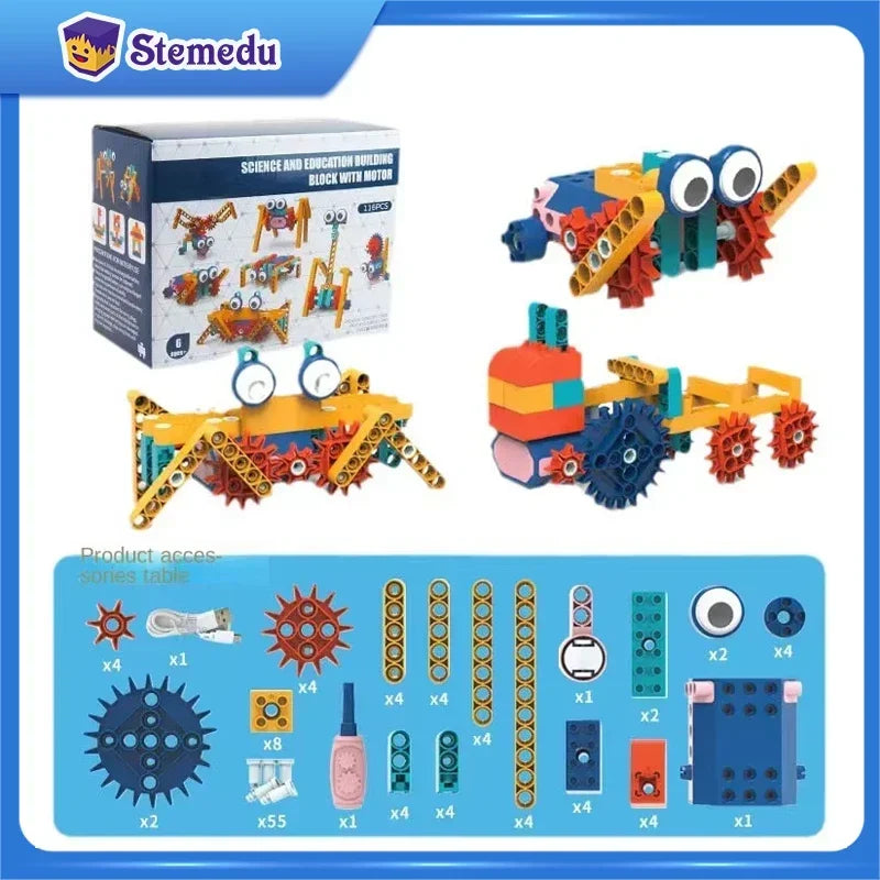 116PCS Electric Science Education Building Blocks