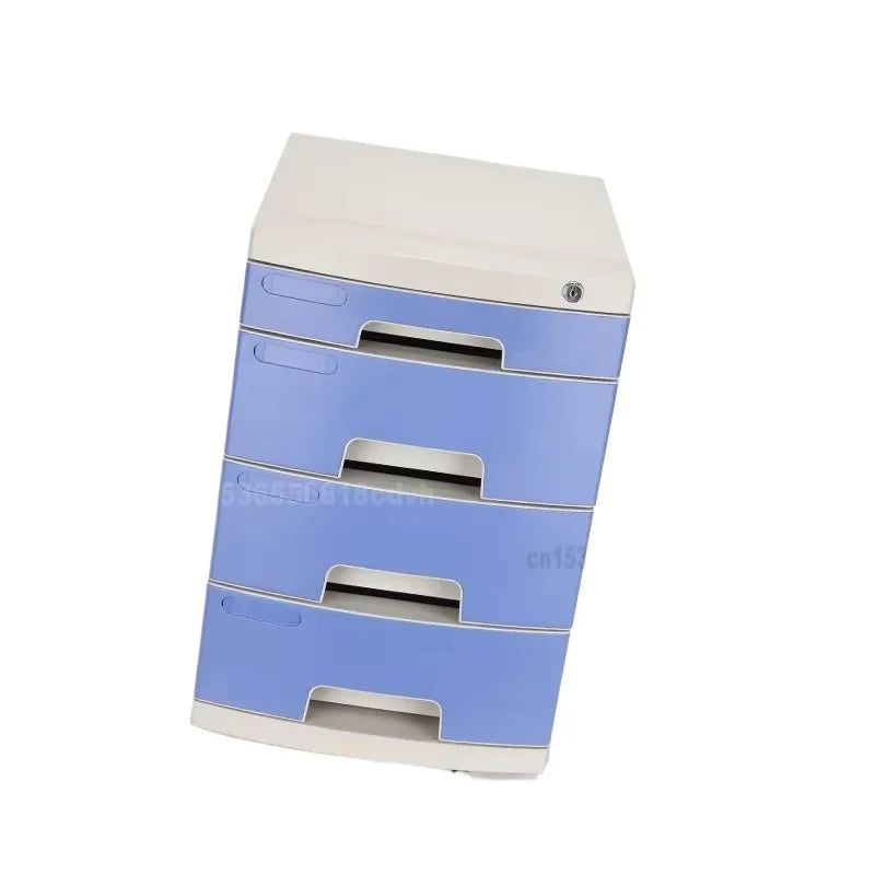 Desktop File Cabinet: A4 File Drawers with Lock, Office Receipt Storage Box, Plastic File Organizer for Desk,  Document Storage