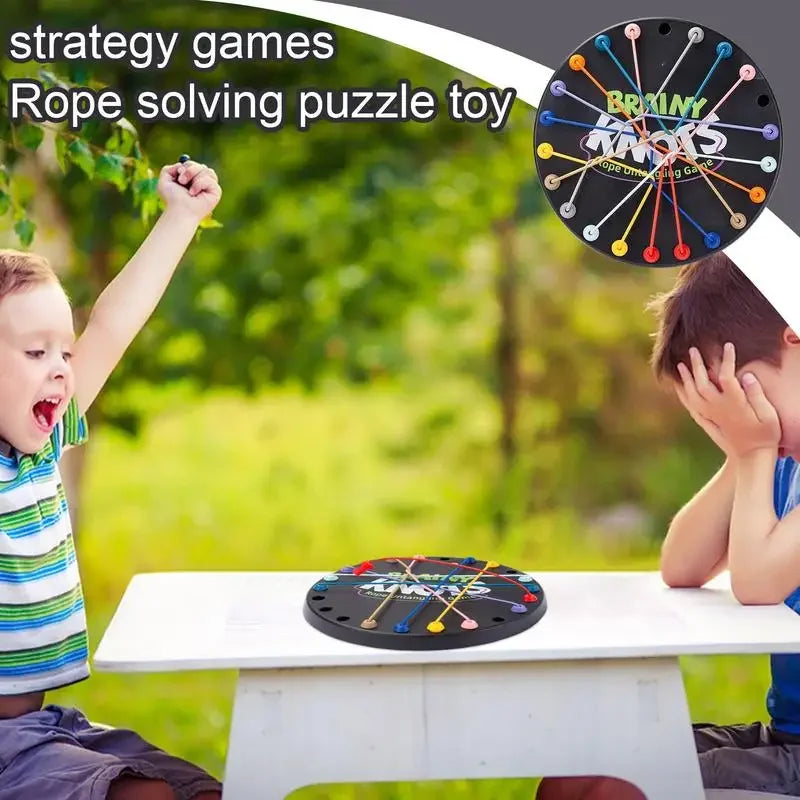 Rope Knots Lacing Puzzle Strategy Game