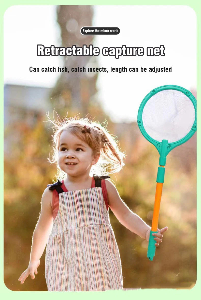 Children's Outdoor Insect Observation Set Toys Insect Trapping Package Adventure Explore Educational Science Toys for Kids Gift