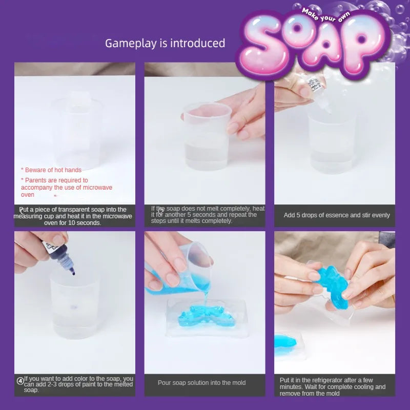 Science Experiment Kit Handmade DIY Soap Educational Project