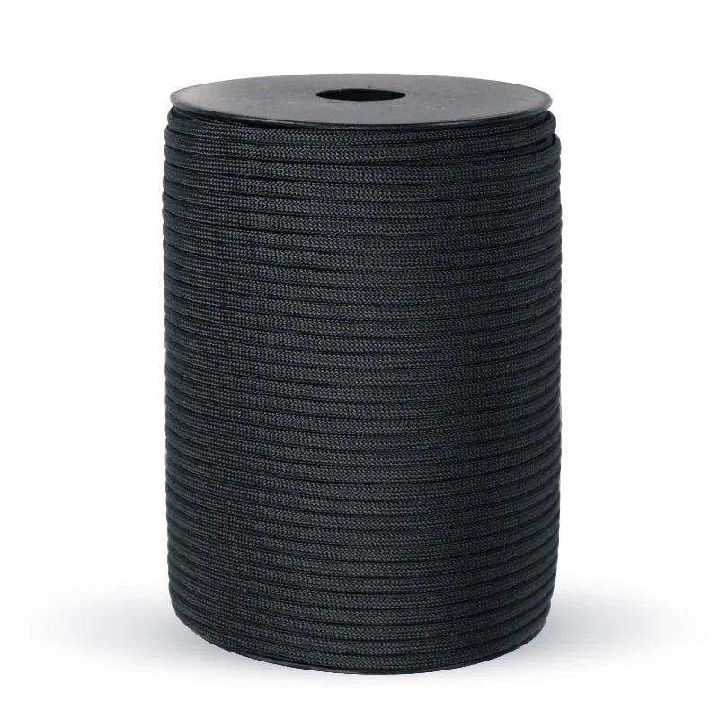 50/100m 550 Military Paracord 9 Strand 4mm Tactical Parachute Cord For DIY Making Lanyard Bracelet
