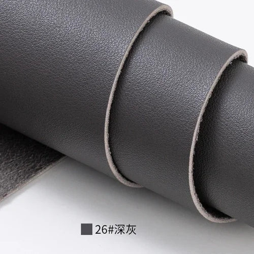 Suede PU Thickened Artificial Leather Fabric Sofa Headboard Hard Bag Seat Background Wall Bag Table Mat Sewing Cloth Solid Color