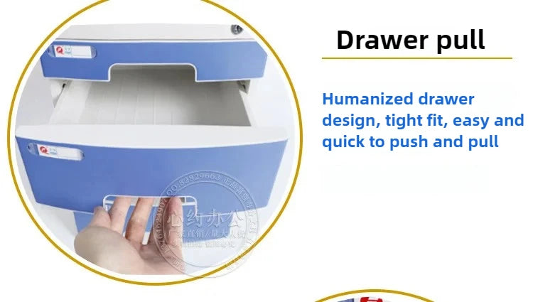 Desktop File Cabinet: A4 File Drawers with Lock, Office Receipt Storage Box, Plastic File Organizer for Desk,  Document Storage