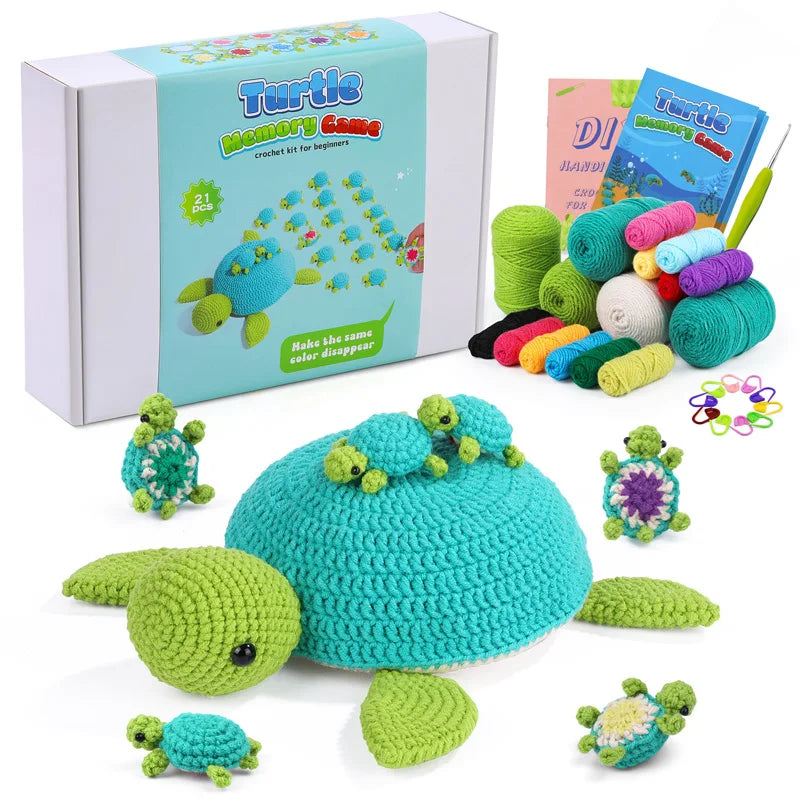 MIUSIE Crochet Kit for Beginners,Memory Matching Game