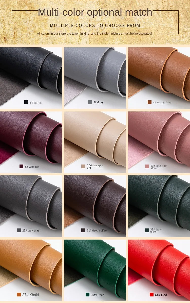 Suede PU Thickened Artificial Leather Fabric Sofa Headboard Hard Bag Seat Background Wall Bag Table Mat Sewing Cloth Solid Color