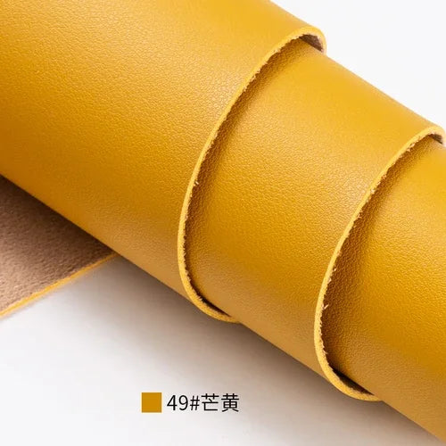 Suede PU Thickened Artificial Leather Fabric Sofa Headboard Hard Bag Seat Background Wall Bag Table Mat Sewing Cloth Solid Color