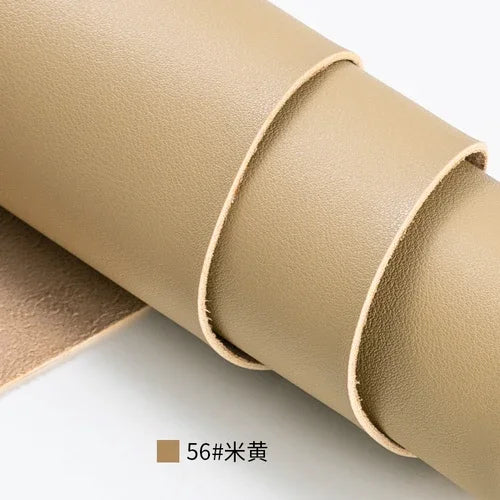 Suede PU Thickened Artificial Leather Fabric Sofa Headboard Hard Bag Seat Background Wall Bag Table Mat Sewing Cloth Solid Color