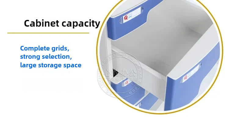 Desktop File Cabinet: A4 File Drawers with Lock, Office Receipt Storage Box, Plastic File Organizer for Desk,  Document Storage